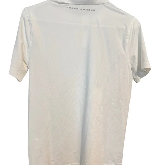 ❇️NWT❇️ Under Armour Youth White Polo Shirt - Picture 2 of 7